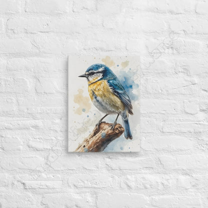 Spirit Of The Blue Tit canvas wall art