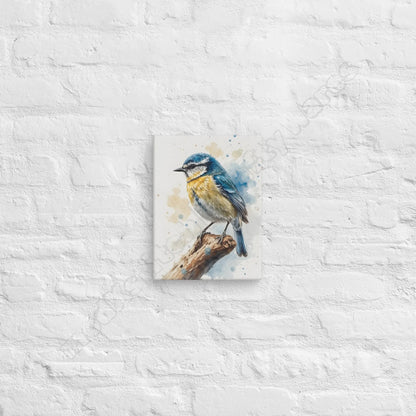 Spirit Of The Blue Tit canvas wall art