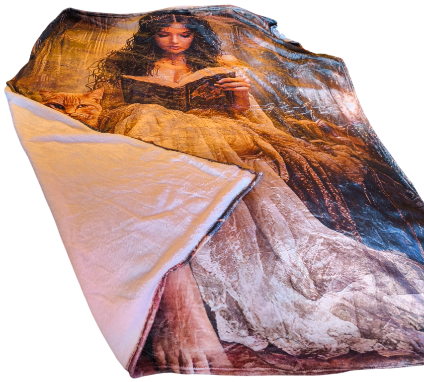 The Librarian super-soft flannel blanket