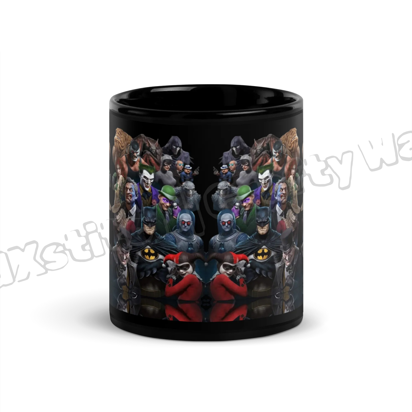 The Gang Black Glossy Mug