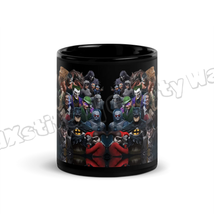 The Gang Black Glossy Mug