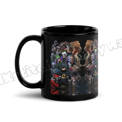 The Gang Black Glossy Mug
