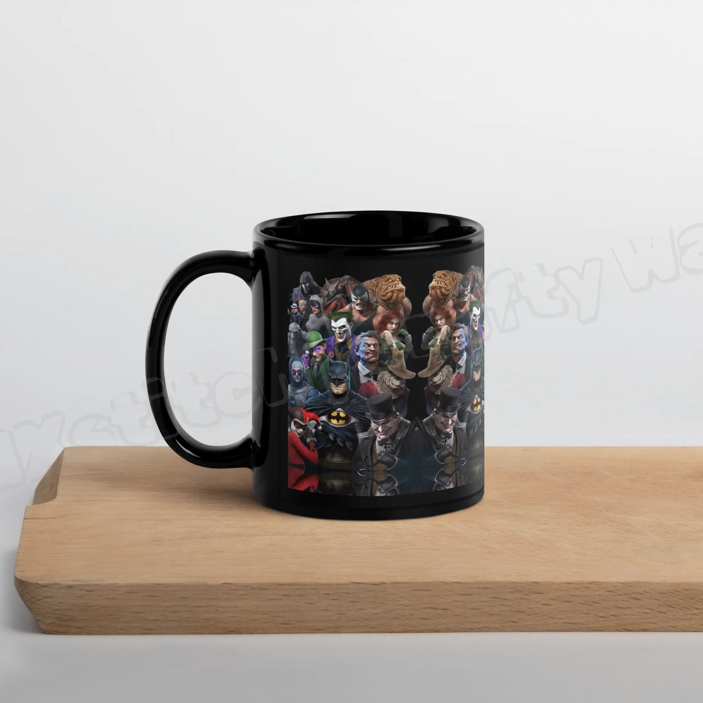 The Gang Black Glossy Mug