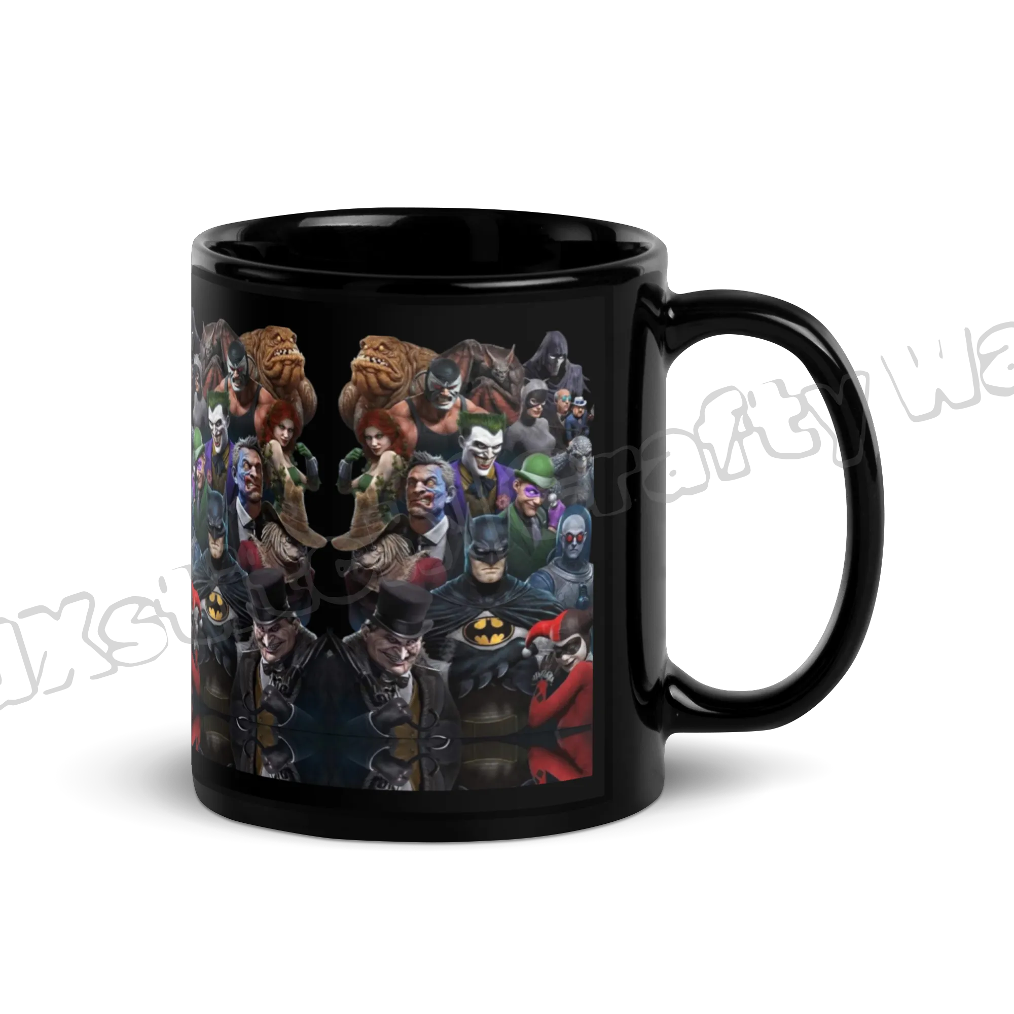 The Gang Black Glossy Mug