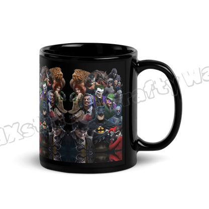 The Gang Black Glossy Mug