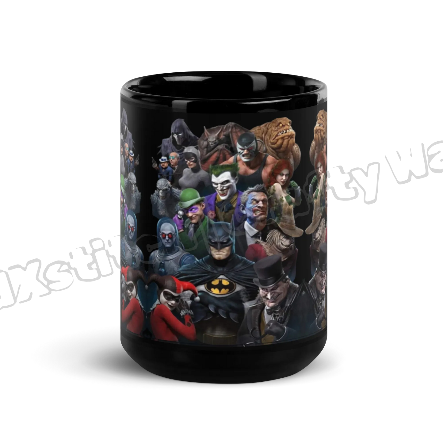 The Gang Black Glossy Mug