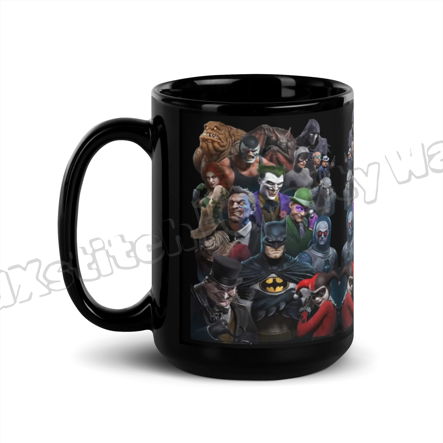 The Gang Black Glossy Mug