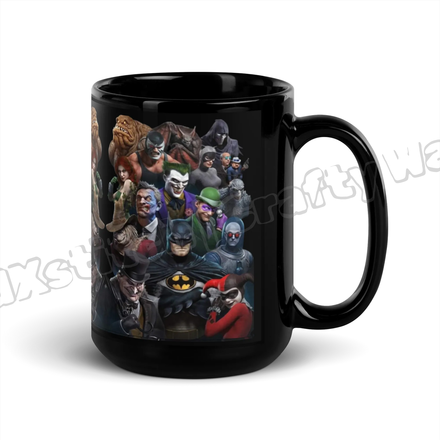 The Gang Black Glossy Mug
