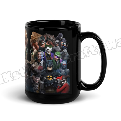 The Gang Black Glossy Mug
