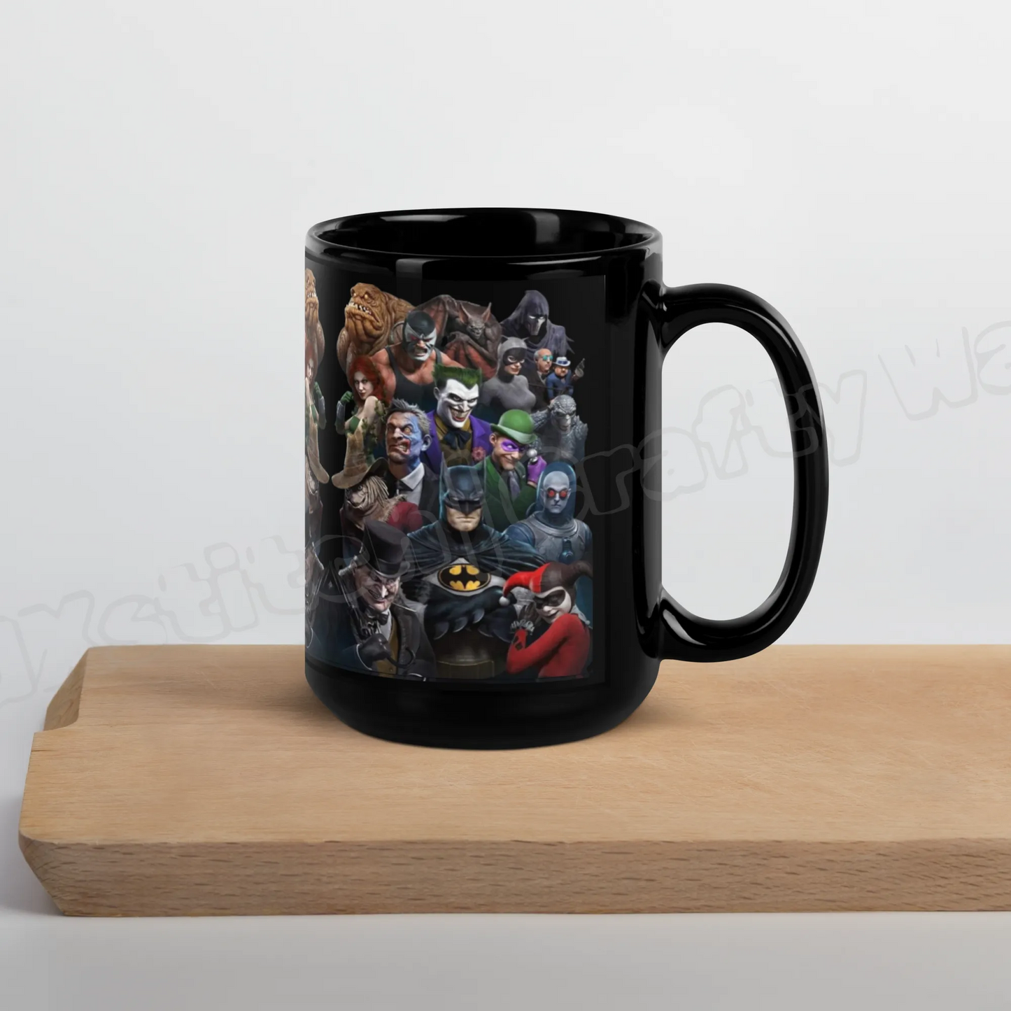The Gang Black Glossy Mug