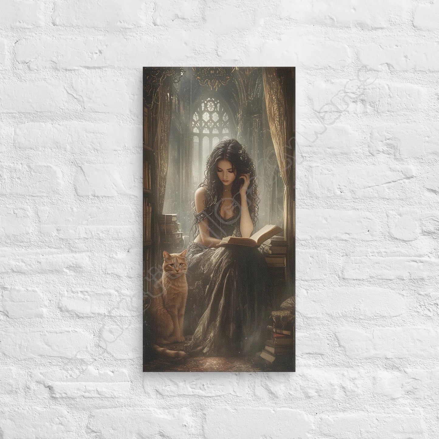 The Old Library canvas wall art