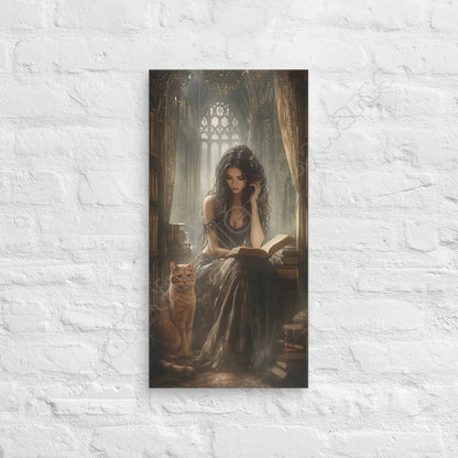 The Old Library canvas wall art