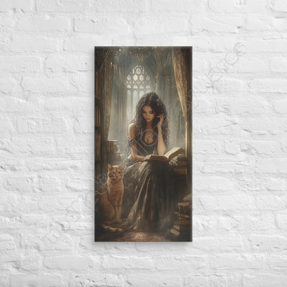The Old Library canvas wall art