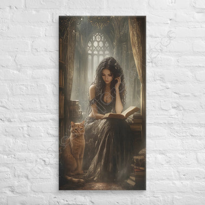 The Old Library canvas wall art