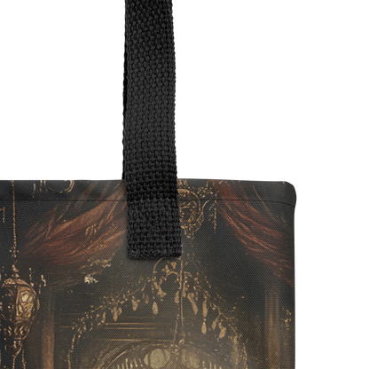 The Librarian tote bag all over print