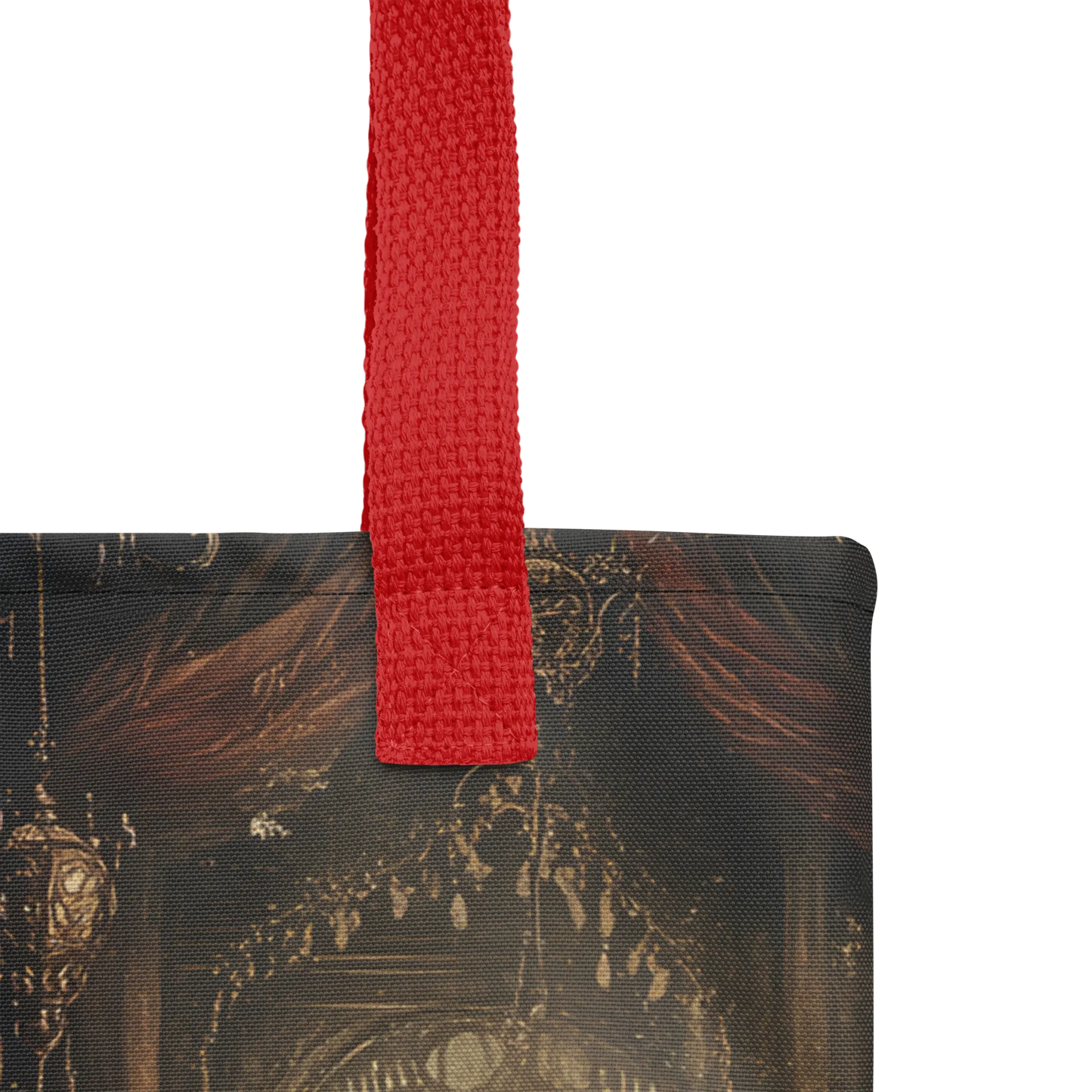 The Librarian tote bag all over print