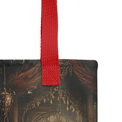 The Librarian tote bag all over print