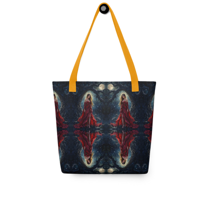 Lady in Red tote bag all over print