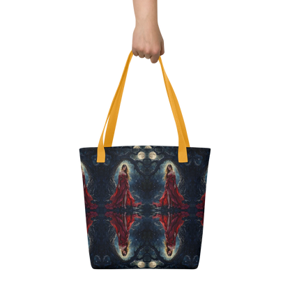 Lady in Red tote bag all over print