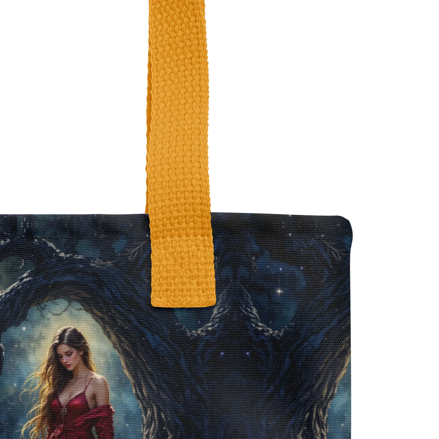 Lady in Red tote bag all over print