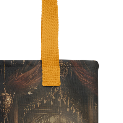 The Librarian tote bag all over print