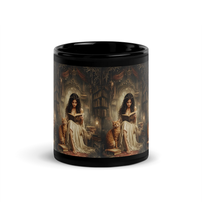 The Librarian black mug
