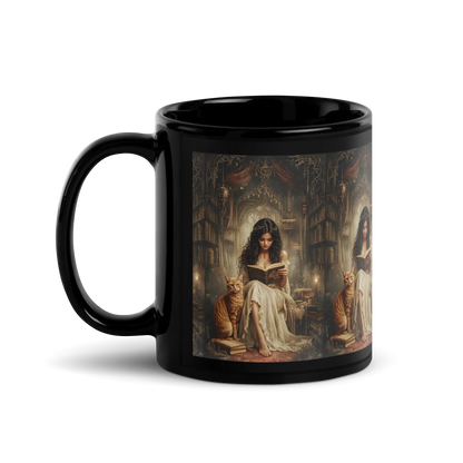 The Librarian black mug