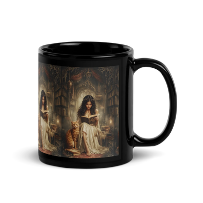 The Librarian black mug