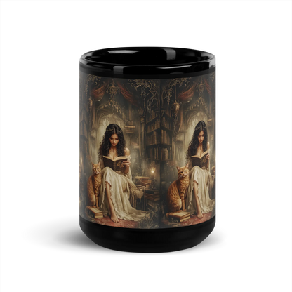 The Librarian black mug