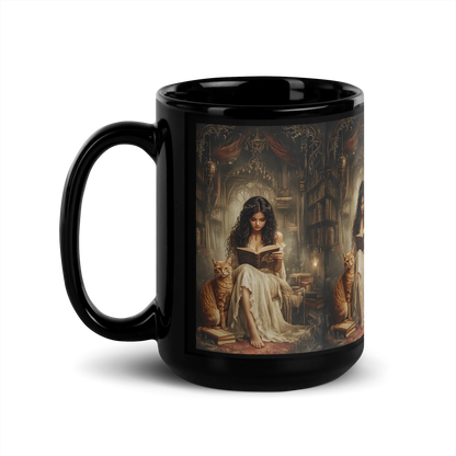 The Librarian black mug