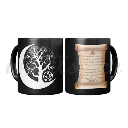 Witch' Moon Black Mug 11oz