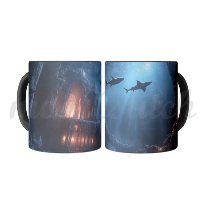 Atlantis City Ruins Accent Mug 11oz