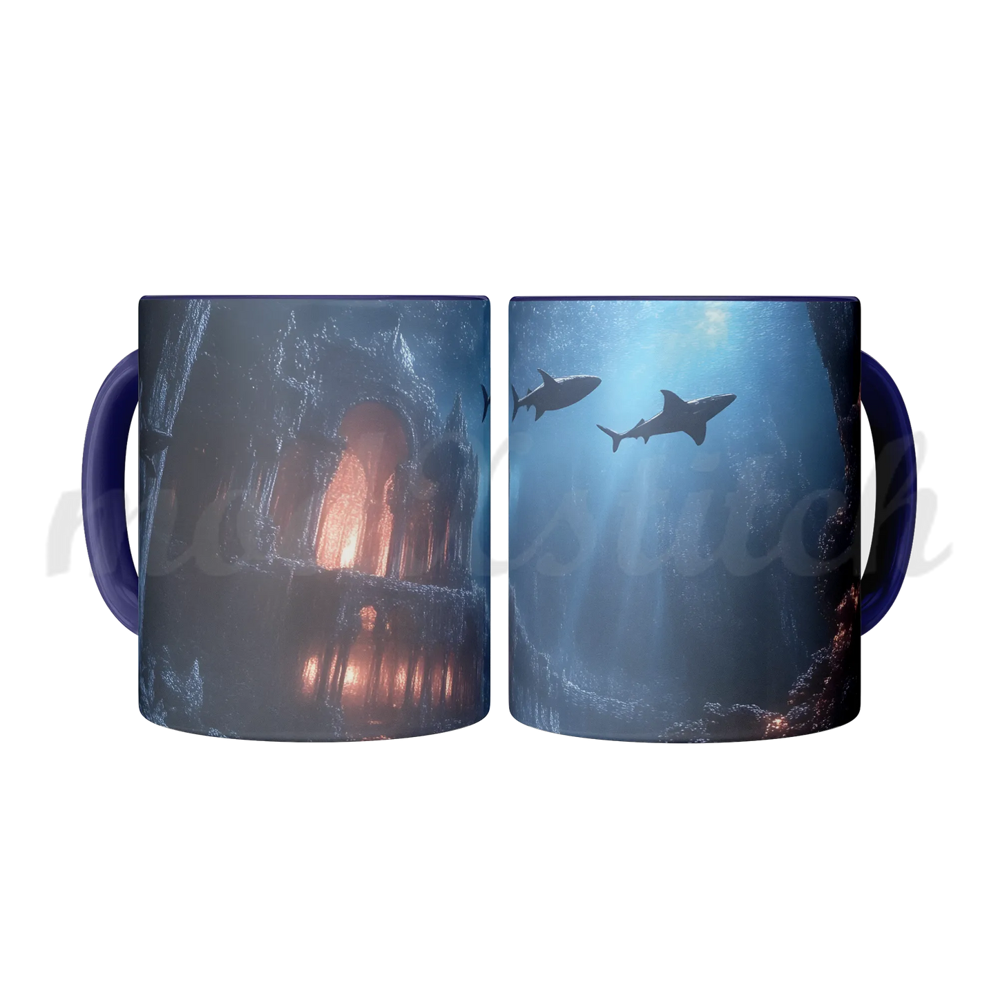 Atlantis City Ruins Accent Mug 11oz