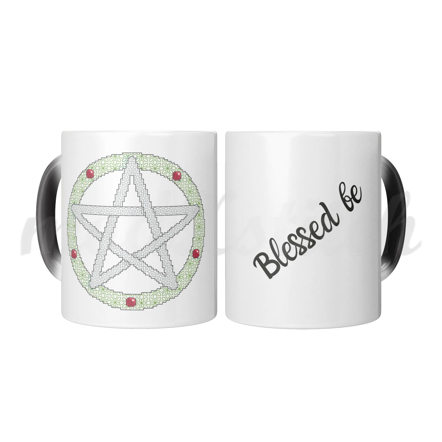 Pentagram Magic Mug 11oz green