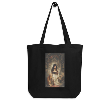 The Librarian tote bag front print