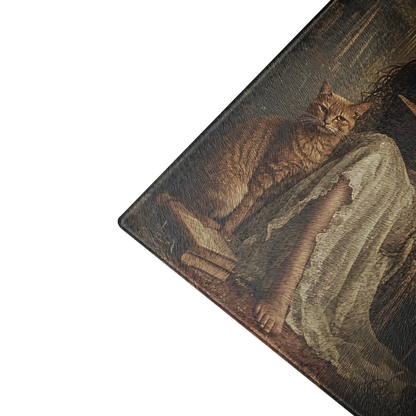 The Librarian glass cutting board