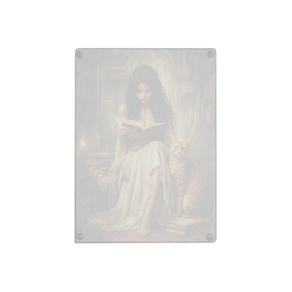 The Librarian glass cutting board