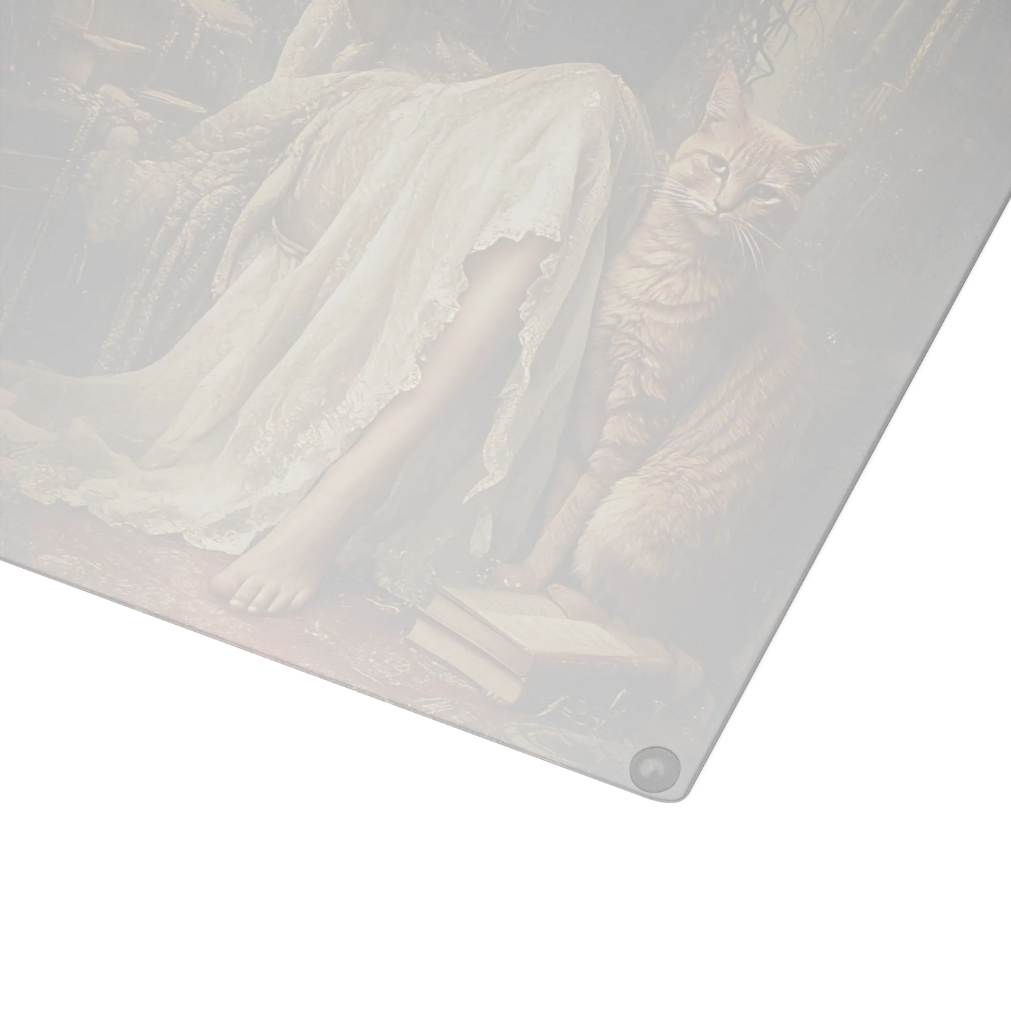 The Librarian glass cutting board