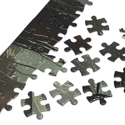 Birth of Medusa Jigsaw puzzle with tin