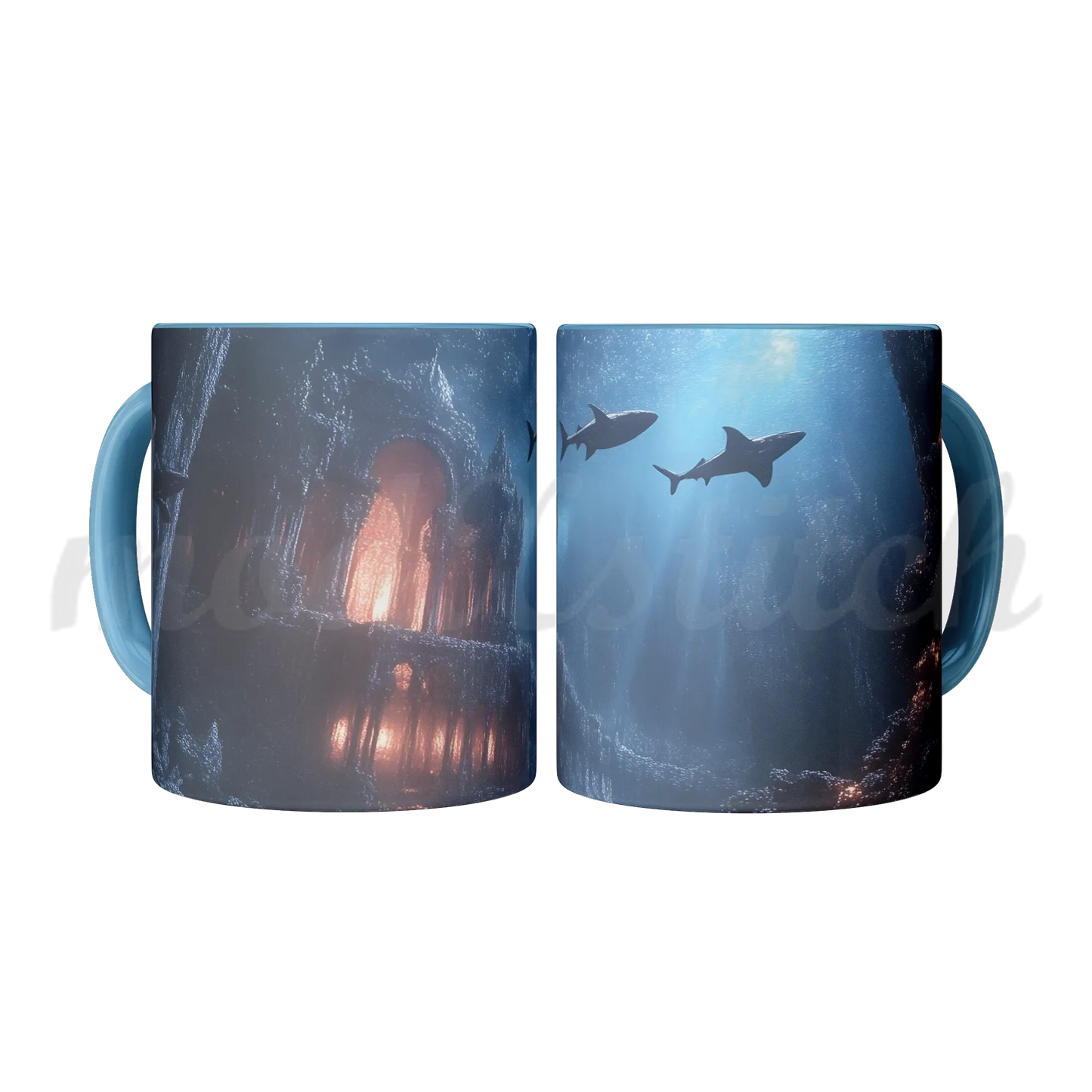 Atlantis City Ruins Accent Mug 11oz