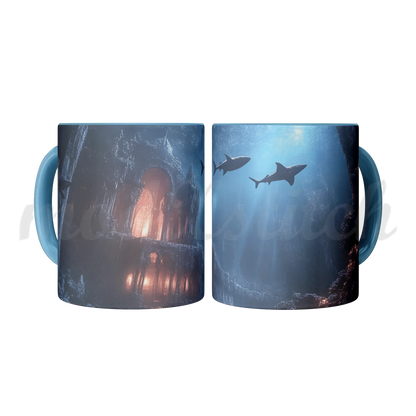 Atlantis City Ruins Accent Mug 11oz