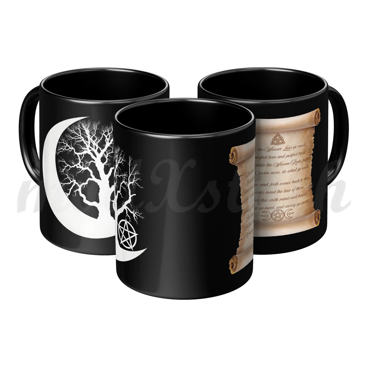 Witch' Moon Black Mug 11oz