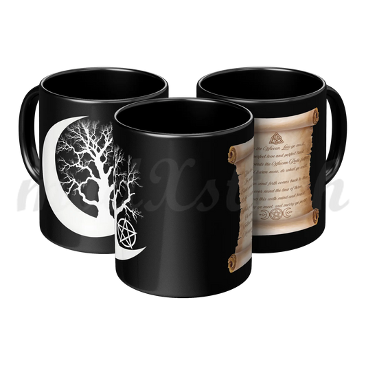 Witch' Moon Black Mug 11oz