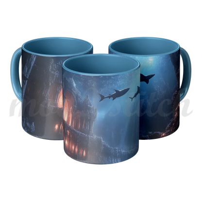 Atlantis City Ruins Accent Mug 11oz