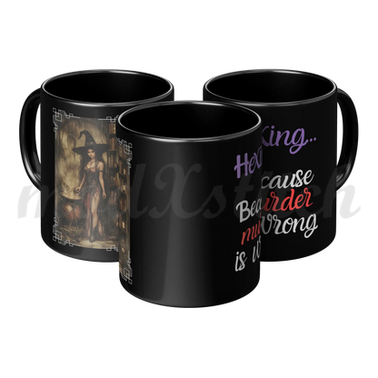 Hexing...  Black Mug 11oz
