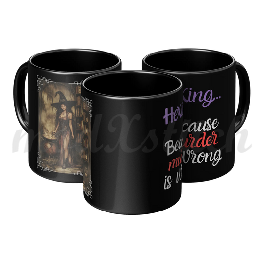 Hexing...  Black Mug 11oz