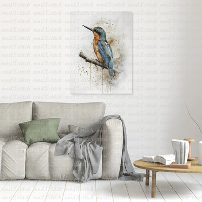 Spirit of the Kingfisher canvas wall art (EU/UK)