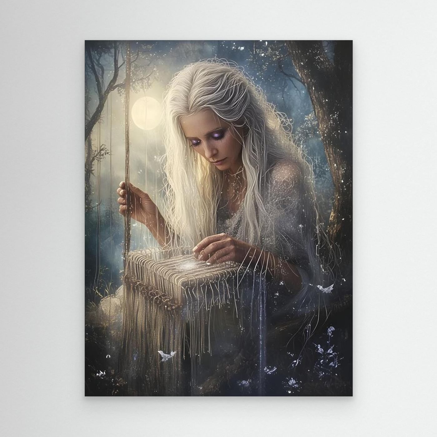 Weaving Magic canvas wall art (world)