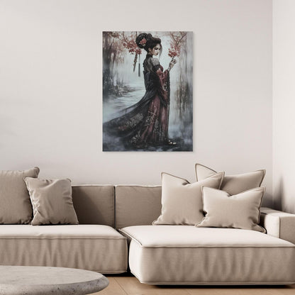 Sakura Promenade canvas wall art (world)