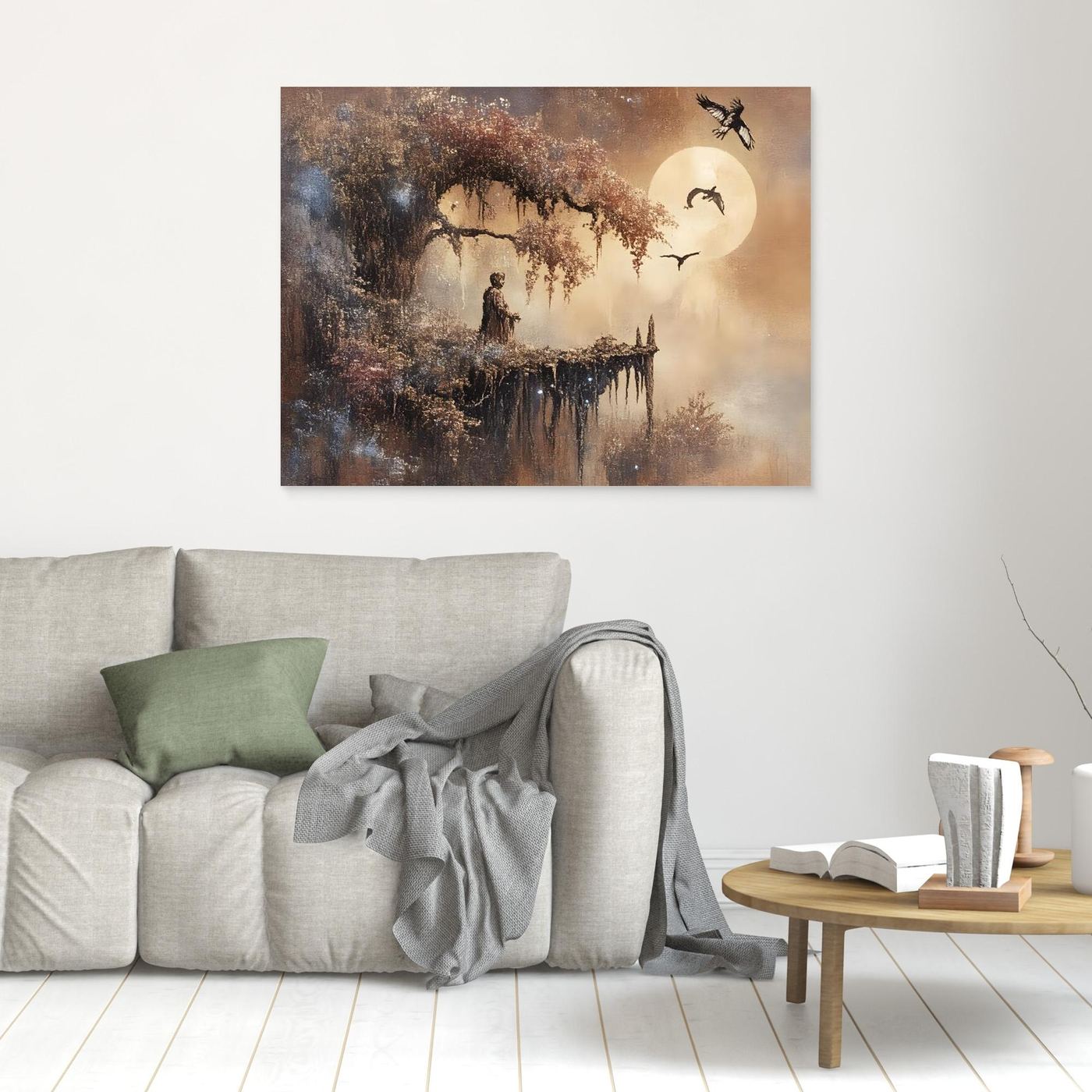 Morning View canvas wall art (world)